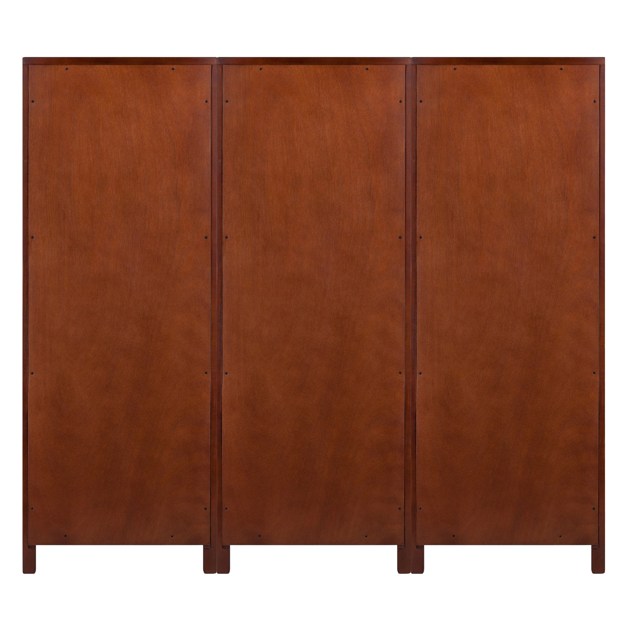 Winsome Brooke Cabinet/Cupboard, 17.32' W x 15.75' D x 47.44' H, Walnut