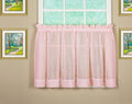 Today'S Curtain Emelia Original Voile Tier Pair 30', Rose, 60' W X 30' L