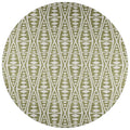 Sedona Sn6 Green Southwestern Rug Round 4' X 4'