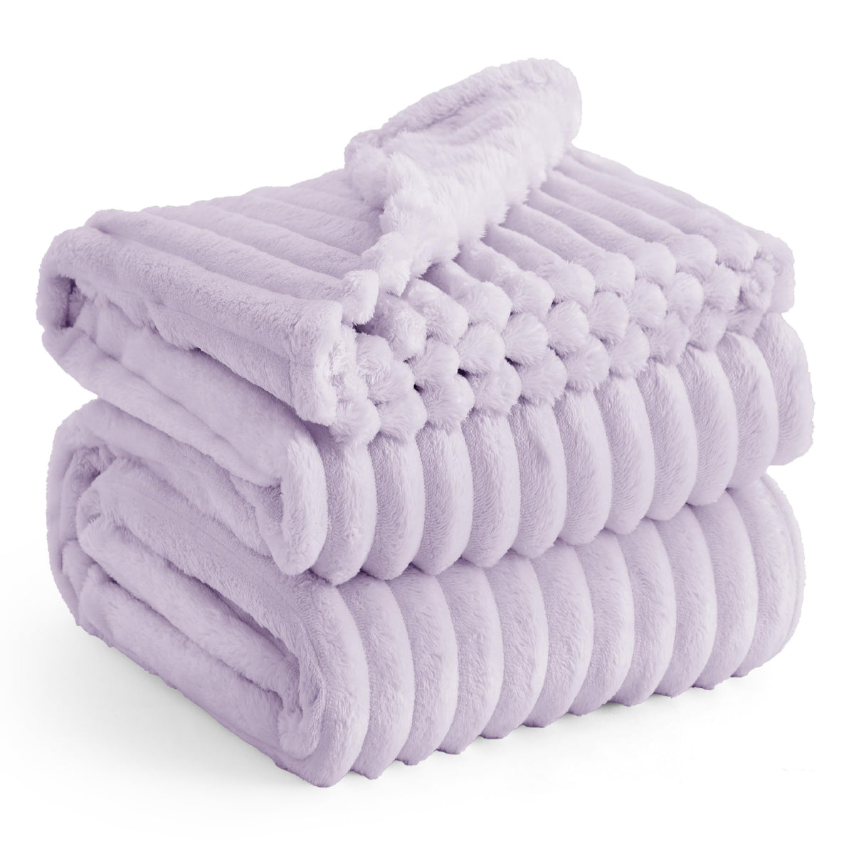 Bedsure Lavender Fog Full Blanket For Bed - Super Soft Cozy Blankets For Women, Cute Large Blanket For Girls, 84X90 Inches