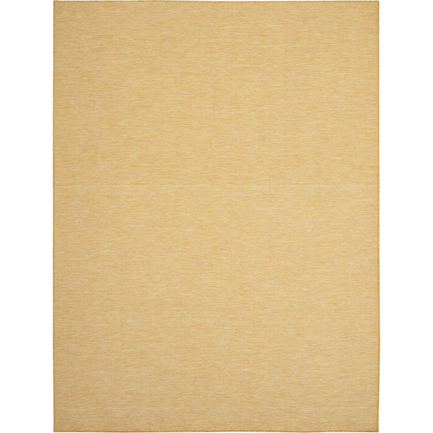 Nourison Positano Indoor/Outdoor Yellow 9' X 12' Area Rug, Easy- Cleaning, Non Shedding, Bed Room, Living Room, Dining Room, Bac