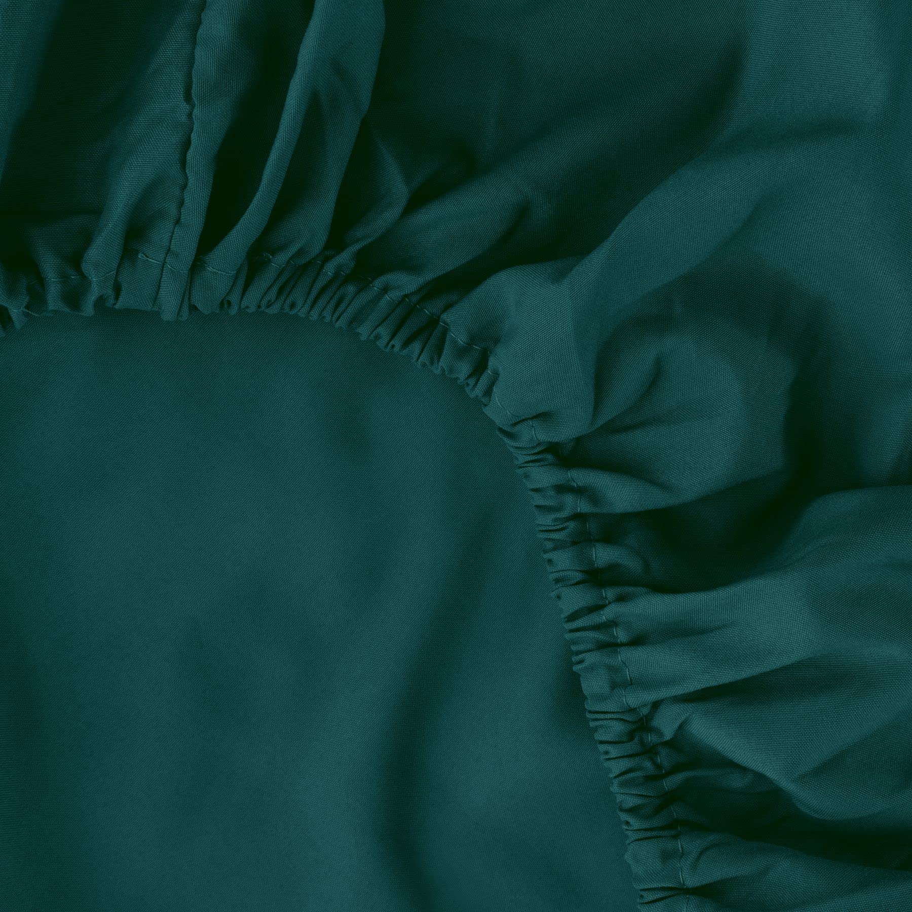 Ghooss Deep Pocket Fitted Sheet,Blue Green Full Fitted Sheet Only,Hotel Luxury 1500 Bedding - Wrinkle, Fade And Stain Resistant-