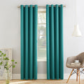 Sun Zero Barrow 2-Pack Energy Saving Grommet Curtain Panel Pair, 54'' x 95, Marine Blue