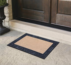 A1Hc Natural Coir And Rubber Door Mat, 24X36, Thick Durable, Heavy Duty, Thin Profile Door Mat, Easy To Clean, Long Lasting, Fro