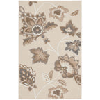 Nourison Aloha Indoor-Outdoor Beige 2'8' X 4' Area Rug, Easy Cleaning, Non Shedding, Bed Room, Living Room, Dining Room, Backyard, Deck, Patio (3X4)