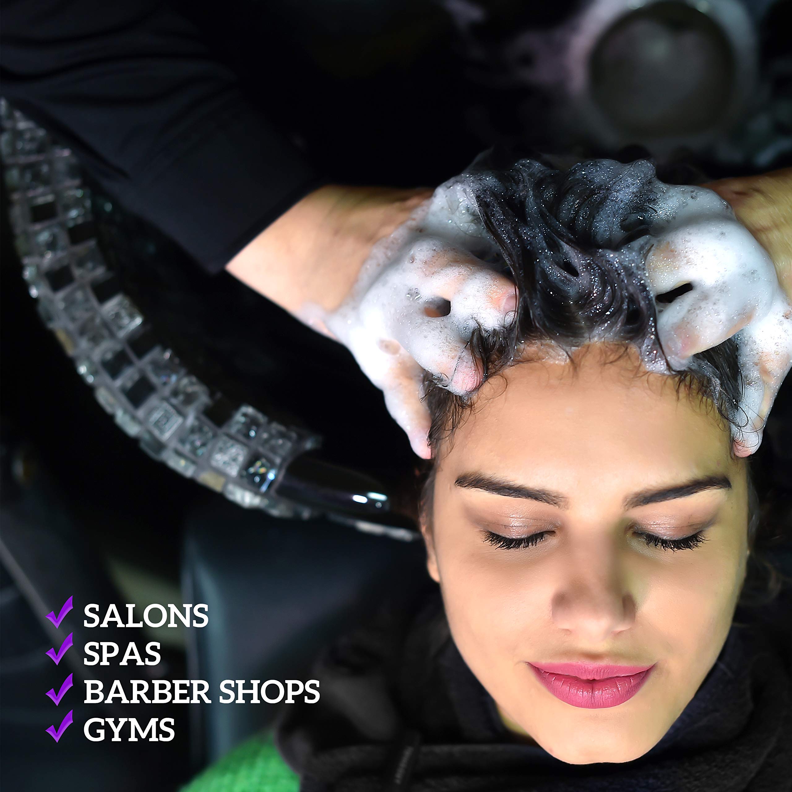 Green Lifestyle 24 Pack Black Microfiber Bleach Safe Towel Bulk Sets, Premium Spa Quality, Super Soft And Absorbent For Gym, Poo