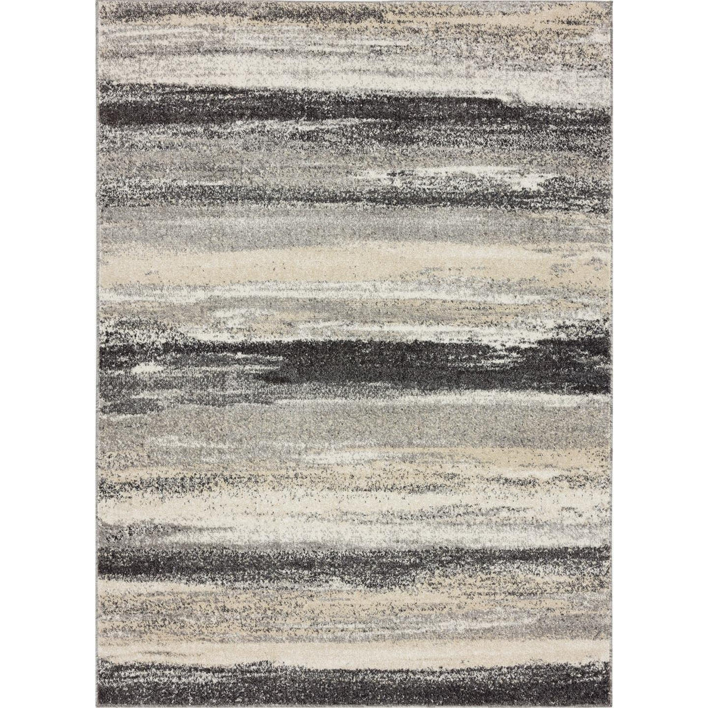 Luxe Weavers Tower Hill Abstract Gray 8X10 Area Rug