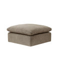 Acme Furniture Linen Upholstery Modular Ottoman, Beige