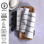 Folkulture Boho Hand Towels With Tassels For Bathroom Hanging And Decorative, Set Of 2, 100% Cotton, 16'' X 30'' Inches (Hamilto