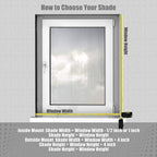 Blinds For Windows, Blackout Window Blinds And Shades For Home Bedroom Nursery, 33 Inch Wide X 64 Inch Long, White(Blackout)