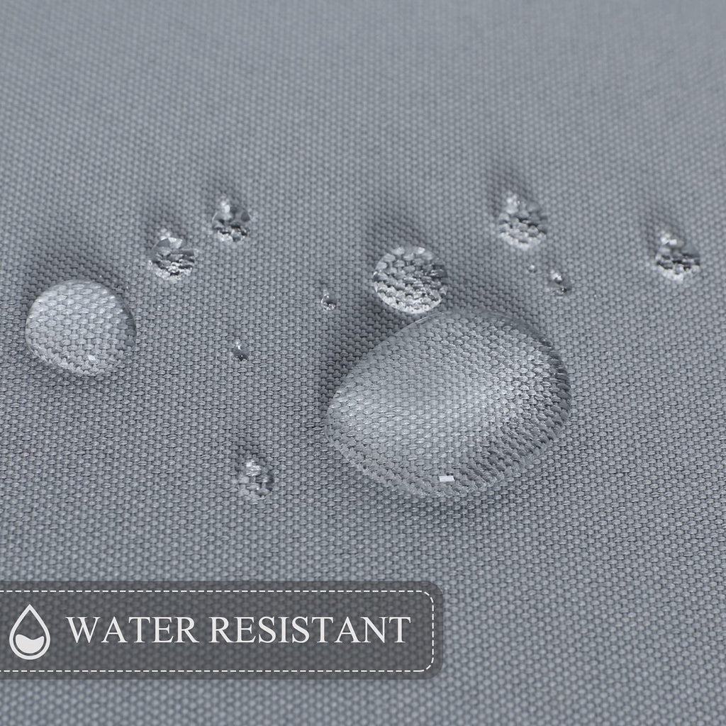 Saraflora Outdoor And Indoor Tablecloth -60X84 Inch Silver, Wrinkle Free Washable Waterproof Table Cloth With Umbrella Hole And Zipper Rectangle Table Cover For Spring/Summer/Patio/Picnic/Bbqs/Party