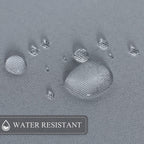 Saraflora Outdoor And Indoor Tablecloth -60X84 Inch Silver, Wrinkle Free Washable Waterproof Table Cloth With Umbrella Hole And Zipper Rectangle Table Cover For Spring/Summer/Patio/Picnic/Bbqs/Party