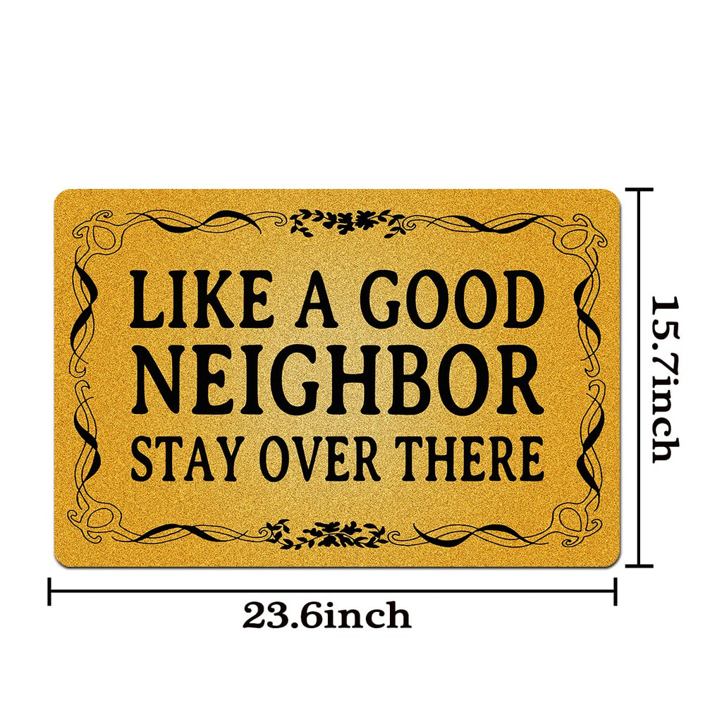 Funny Welcome Doormat(23.6 X 15.7 Inch) Non-Slip Mat Gift Mat Personalized Home Decor Mats For In Door Kitchen Entrance Rugs And