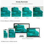 Cozyart Teal Bath Towels Set 6 Piece, Luxury 100% Turkish Cotton 650Gsm Hotel Quality, Soft, Absorbent,Towel Sets For Bathroom |