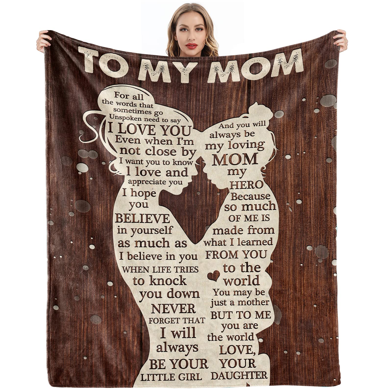 Gifts For Mom From Daughter, Mothers Day Birthday Gifts For Mom, Great Mother Gifts, Blanket Presents For Mother'S Day, Christma