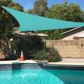 Tang 10'X18'X21' Sun Shade Sail Right Triangle Permeable Canopy Uv Block Shade Cloth Heavy Duty Fabric For Patio Outdoor Backyar