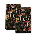 Bapcoku Kitchen Towels Decorative Set Absorbent Dish Towels for Kitchen Farmhouse Home Decor (Mushroom Moth, 16x24 inch)