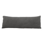 Reafort Ultra Soft Sherpa Body Pillow Cover/Case With Zipper Closure 21''X54'' (21''X54'' Body Pillow Cover,Charcoal Grey)