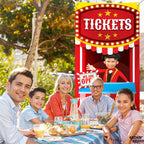 Katchon, Carnival Ticket Booth Stand Banner - 72X36 Inch | Carnival Theme Party Decorations | Carnival Decorations For Carnival