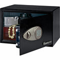 SentrySafe Security Safe with Digital Keypad Lock, Steel Safe with Interior Lining and Bolt Down Kit, California DOJ Certified f