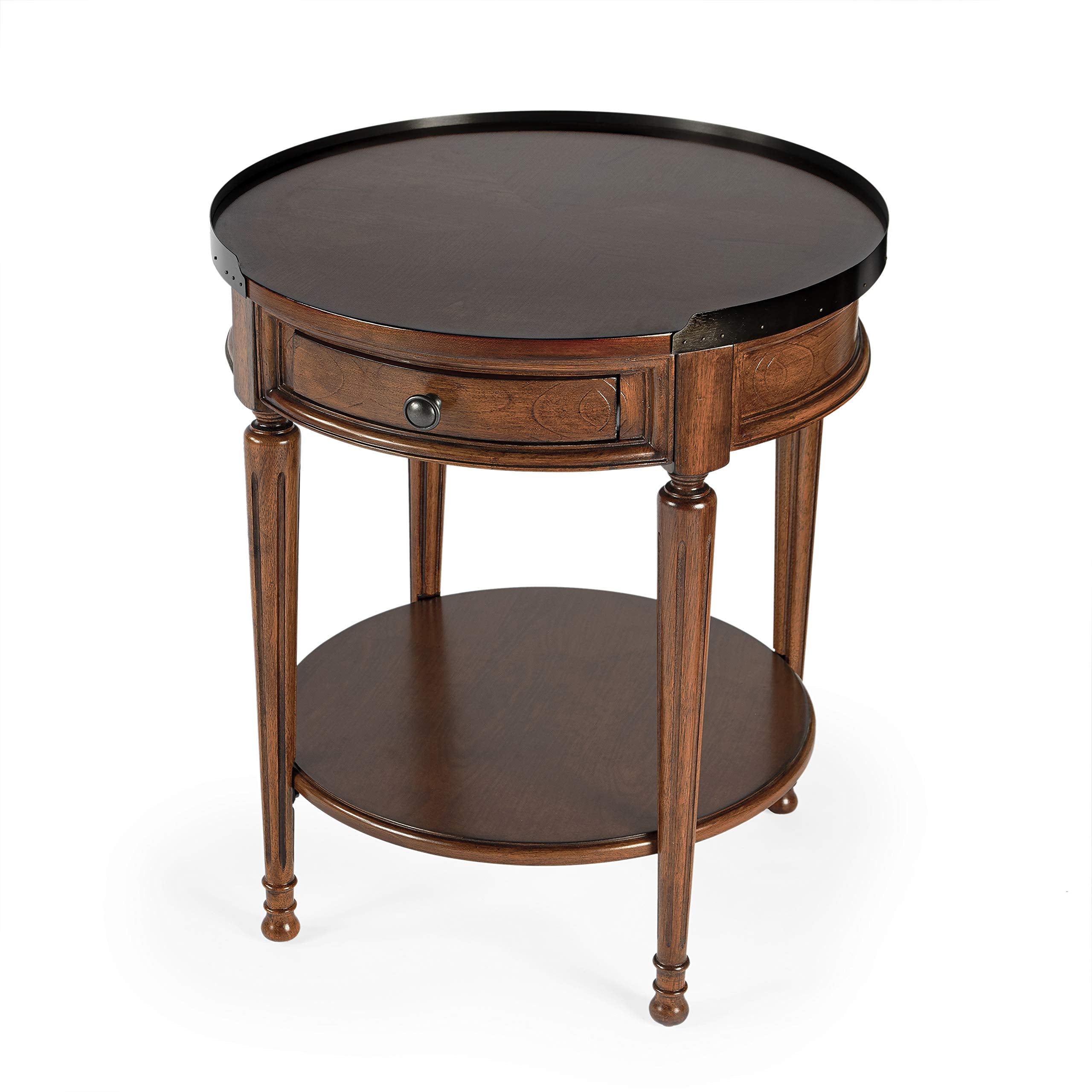 Butler Sampson Olive Ash Burl Accent Table Medium Brown