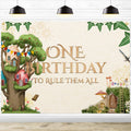 One Birthday to Rule Them All Backdrop Banner, Fantasy 1st Birthday Party Decorations Background, Magical 1st Bday Baby Hobbitco