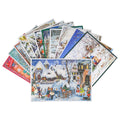 Alexander Taron Importer Adv100 Sellmer Advents Small-Assorted Set Of 12 Pcs-With Mailing Envelope, Multi