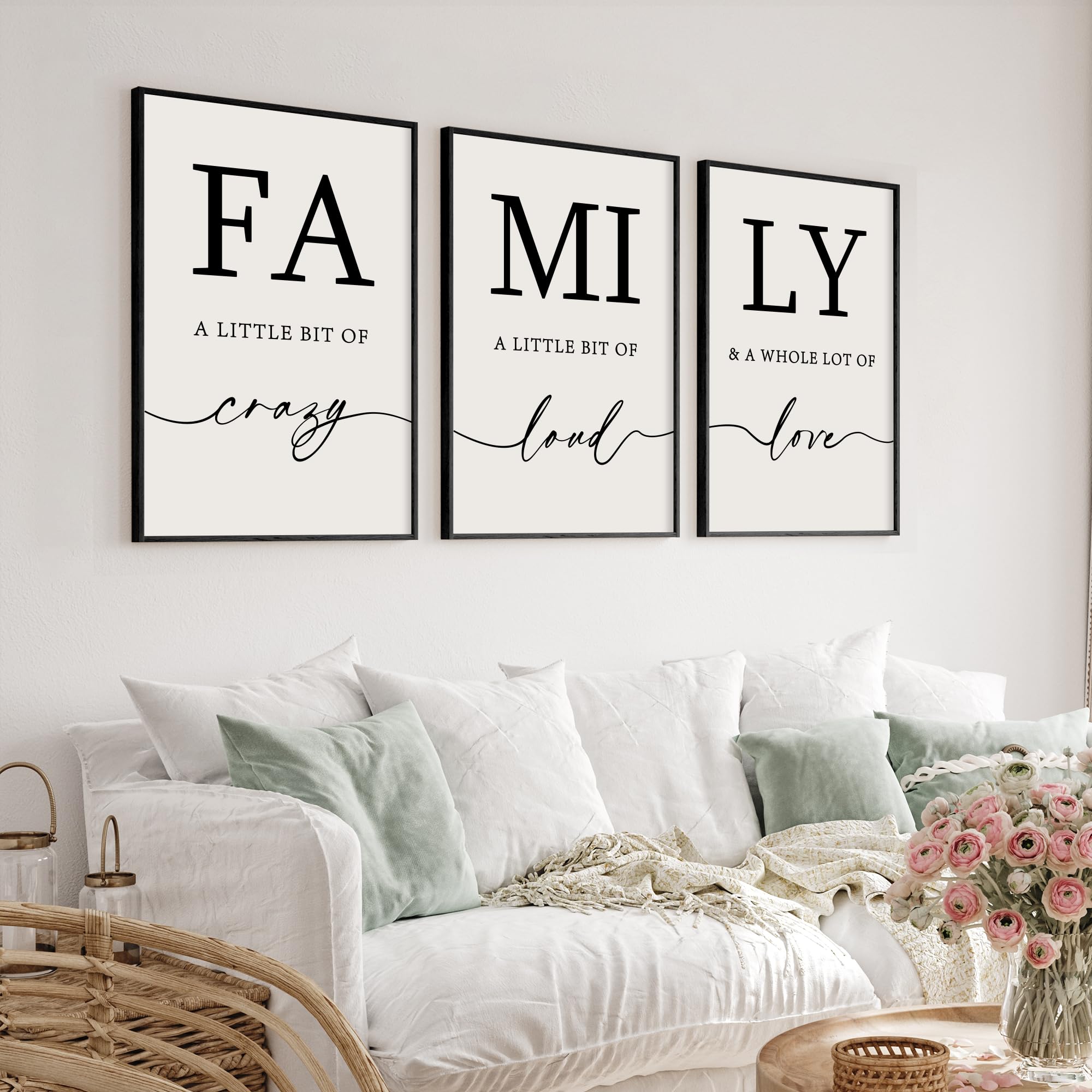 Heiple Family Wall Decor 11x14 Framed Wooden Wall Sign for Home Decor Farmhouse Vintage Rustic Living Room Minimalist Family Wal