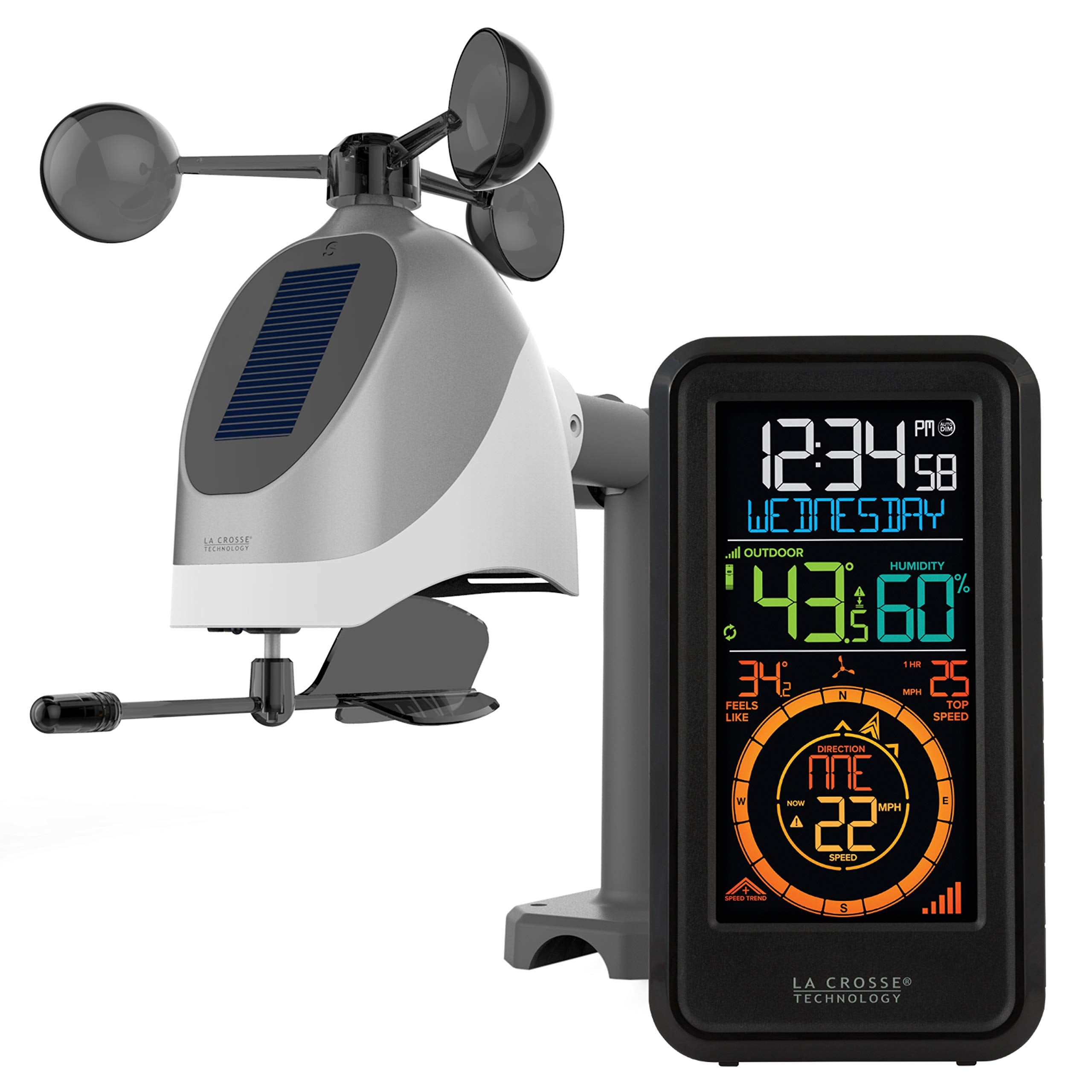 La Crosse Technology S81120-Int Wireless Wind & Weather Station With Breeze Wind Sensor