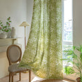 Sutuo Home Boho Curtains 84 Inches Length For Bedroom Living Room, Printed Cotton Linen Rod Pocket Rustic Farmhouse Bohemian Tas