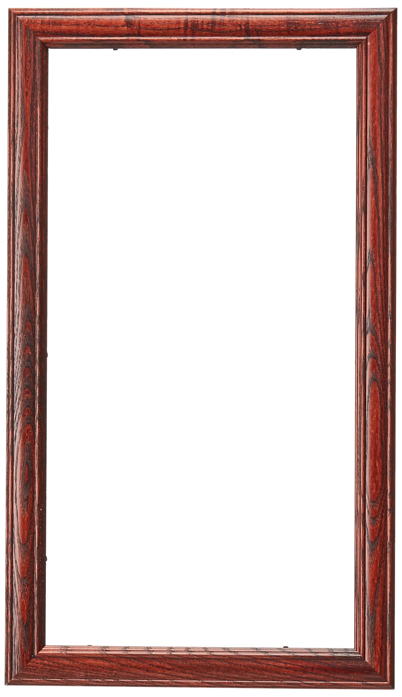 ArtToFrames 10x19 inch Cherry stain on Solid Red Oak Wood Picture Frame, 2WOM0066-59504-YCHY-10x19