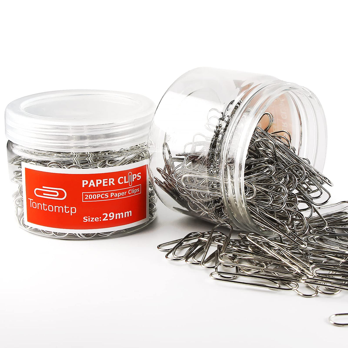 Paper Clips,2 Pack, Paperclips, Paper Clip, Silver Paper Clips, Suitable For Office, School, And Daily Use, Also Used For Daily