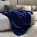 Mon Chateau Luxury Ultimate Plush Faux Fur Throw With 6Cm Foldover For Couch, Sofa, Or Bed - Plush Ultra Soft Blanket For Sleepi