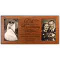 LifeSong Milestones Personalized 60th Anniversary Picture frame Gift Custom 60 year parent wedding Diamond anniversary gift idea