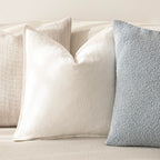 Foindtower Pack Of 2, Decorative Linen Soild Throw Pillow Covers Soft Accent Cushion Case Boho Farmhouse Neutral Pillowcase For