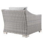Modway EEI-4840-LGR-GRY Conway Outdoor Patio Wicker Rattan, Light Gray Gray