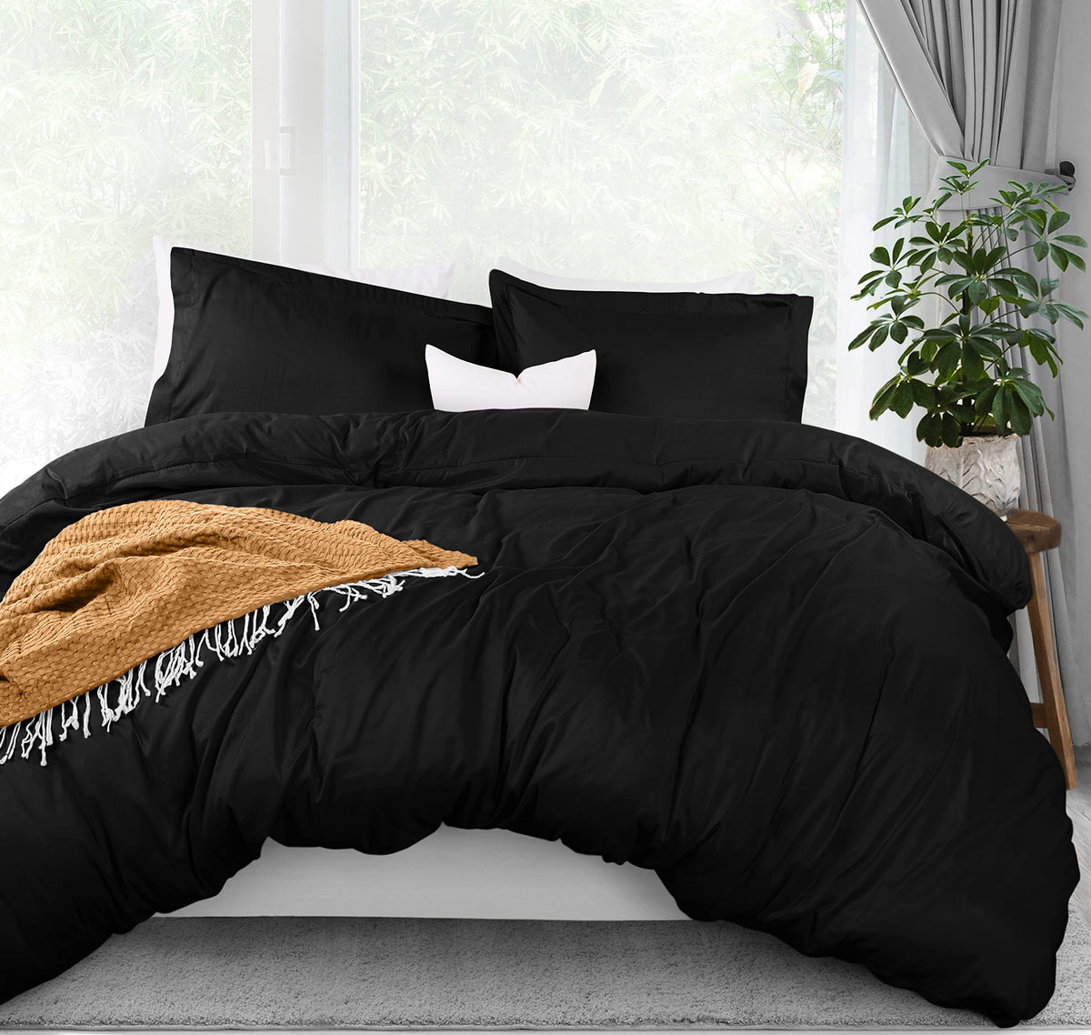 Utopia Bedding Duvet Cover Full Size Set - 1 Duvet Cover With 2 Pillow Shams - 3 Pieces Comforter Cover With Zipper Closure - Ul