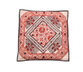 Ethnics Of Kutch Bela Print Cotton Bela Print & Small Mirror Work Cushion Cover  (Red 03801B)