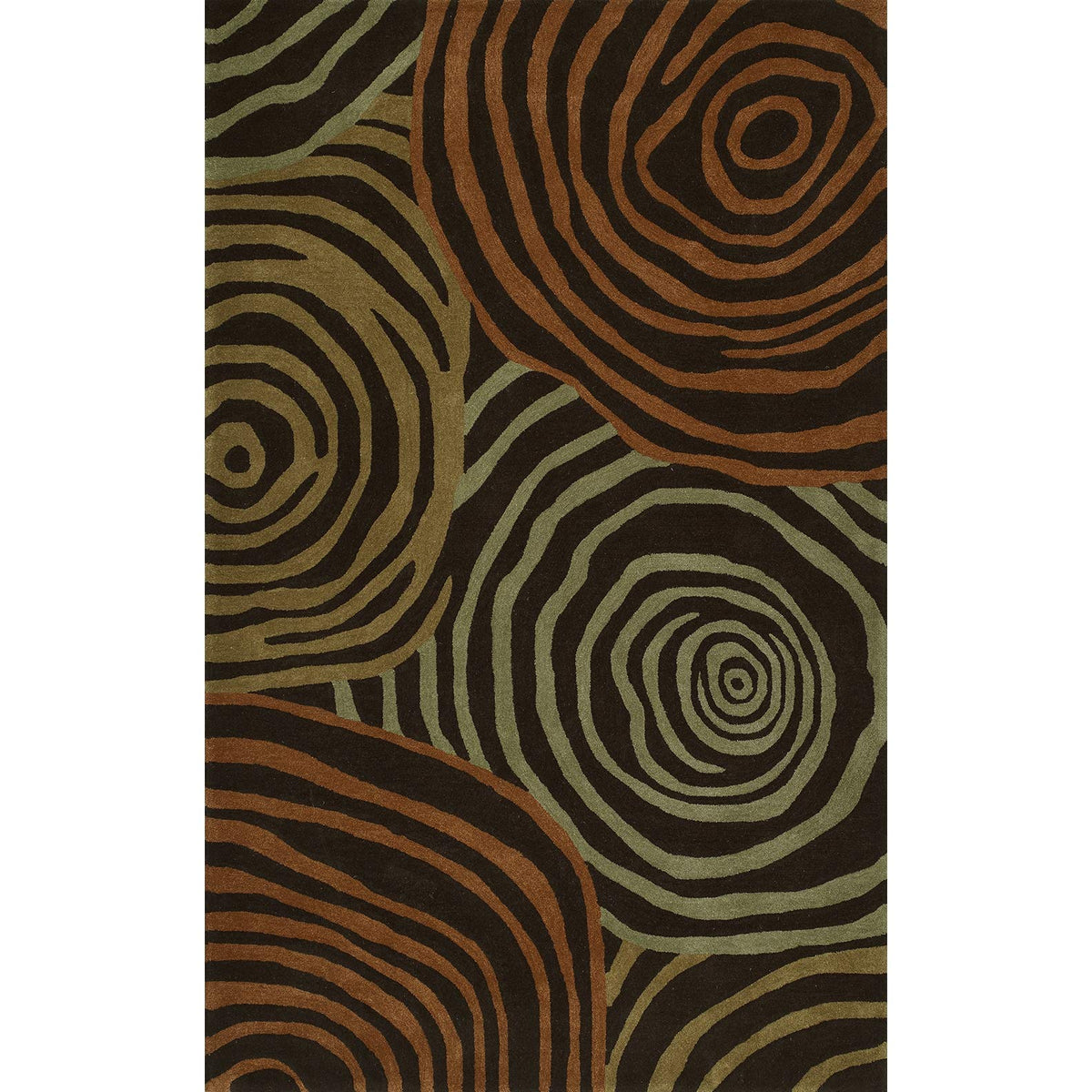 Addison Rugs Zenith Area Rug, 5'X7'6&quot;, Brown