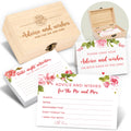 STOFINITY Advice and Wishes for The Mr and Mrs - Wedding Advice Cards for Bridal Shower Decorations, Bridal Shower Advice Cards 