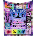 Mubpean Cheerleader Gifts Blanket 60'X50' - Cheerleading Gifts For Girls - Cheer Gifts For Cheerleaders - Gifts For Cheerleade