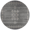 Sedona Sn3 Grey Transitional Rug Round 4' X 4'