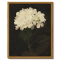InSimSea Framed Wall Art for Living Room Decoration Canvas Wall Art Room Decor White Hydrangea Oil Painting Canvas Prints Bedroo