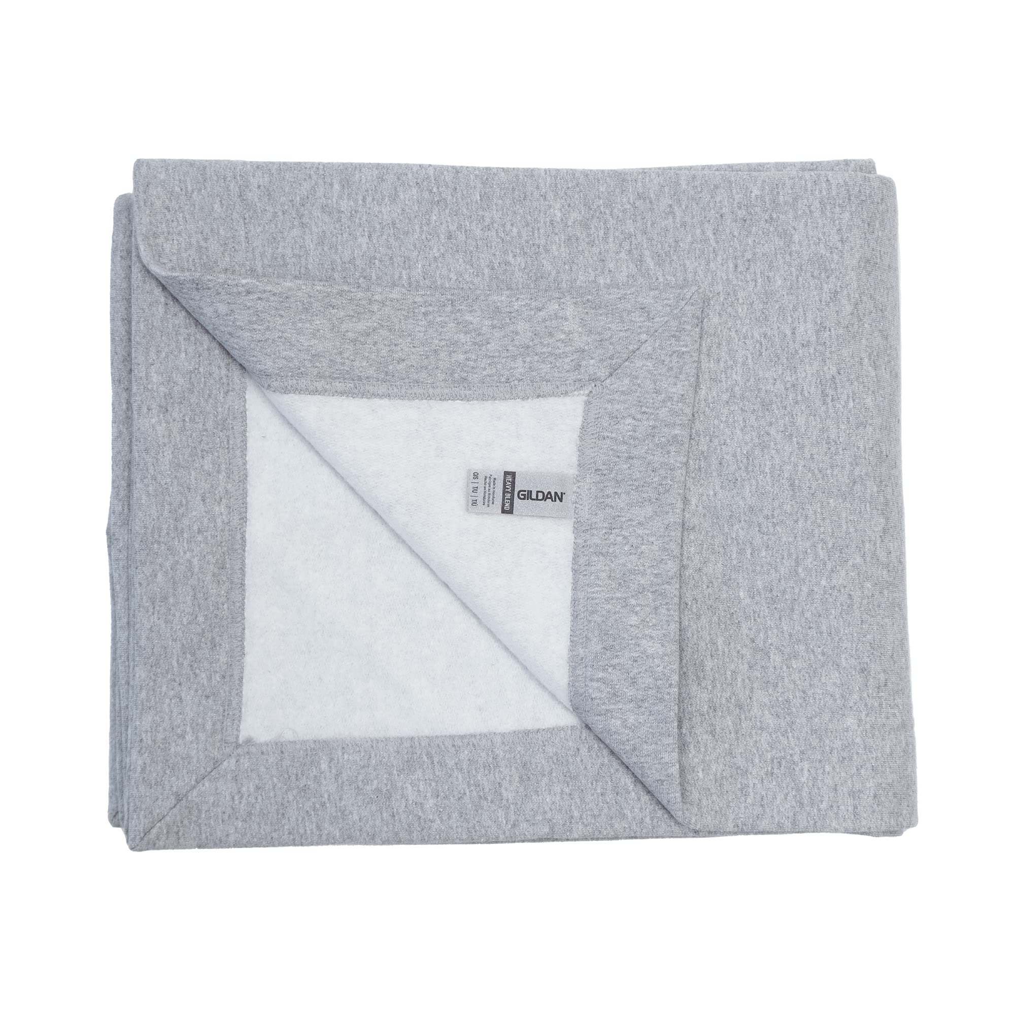 Gildan Heavy Blend Fleece Blanket, Style G18900, Sport Grey, 50' X 60'