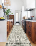 Wonnitar Moroccan Runner Rugs for Hallway 26x10, Washable Non-Slip Extra Long Rug Runner Carpet for Kitchen, Boho Low Pile Thr