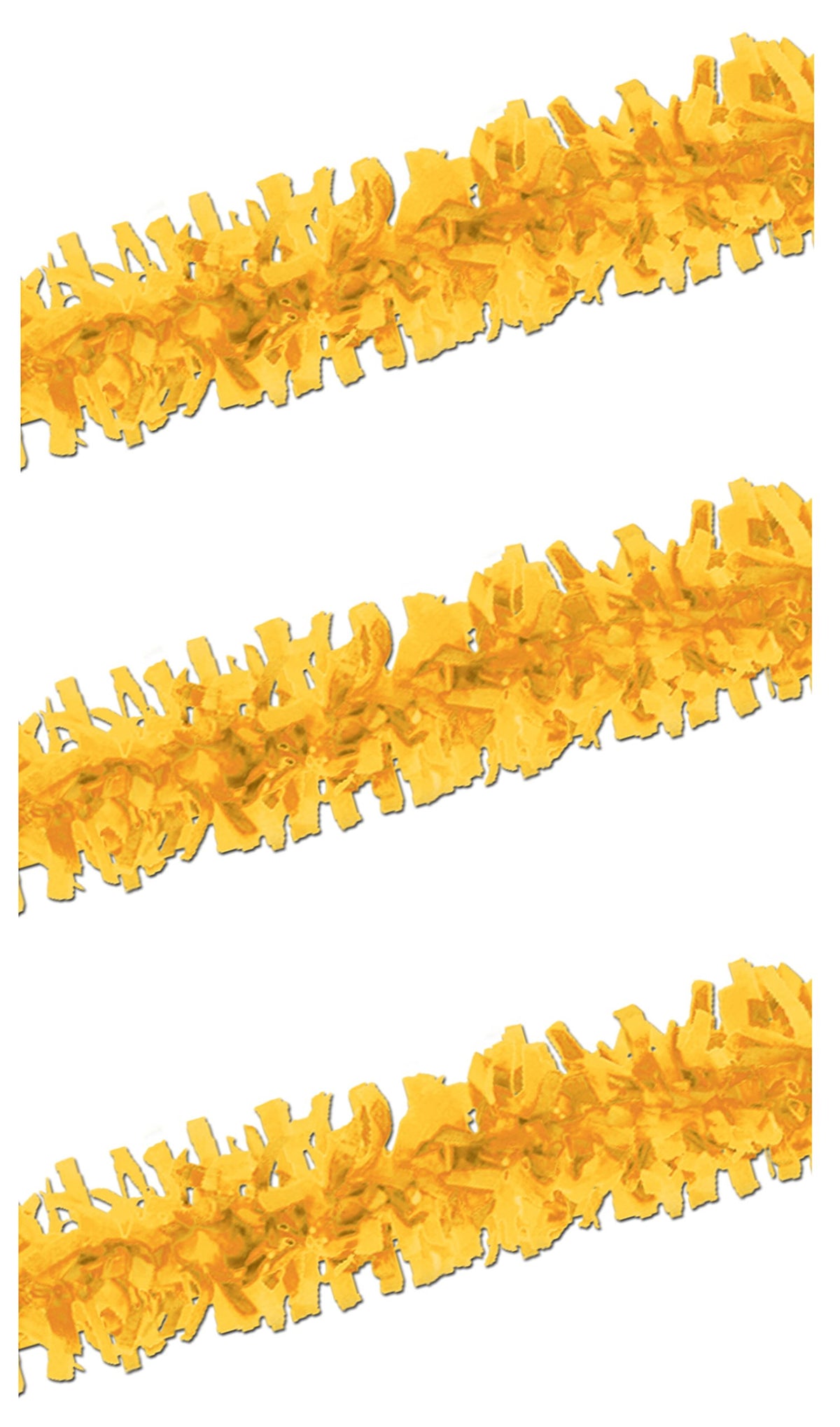 Packaged Golden-Yellow Tissue Festooning Pack of 3