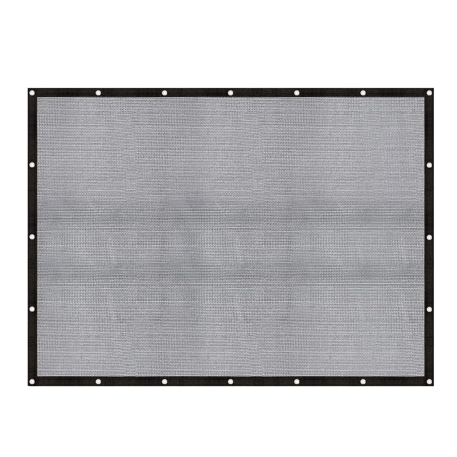 Cool Area 60-70% Shade Cloth 6.5X10Ft Heavy Duty Knitted Mesh Tarp With Grommets Shade Trap For Patio Canopy Garden Porch Greenh