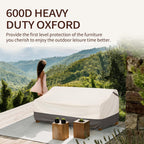 Bestalent Patio Furniture Covers Waterproof,Outdoor Sofa Loveseat Covers Fits Up To 54W X 38D X 35H Inches