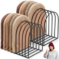 Lemecima 2 Pcs Heavy Duty Beanie Holder Organizer Knitted Hat Storage Rack Metal Display Stand Cap Holder for Winter Swimming Ha