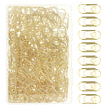 Yuxianlb 150 Pcs Gold Heart Paper Clips 0.78' 20Mm Cute Mini Paperclips Binder Clip For Office School Supplies Document Organiz